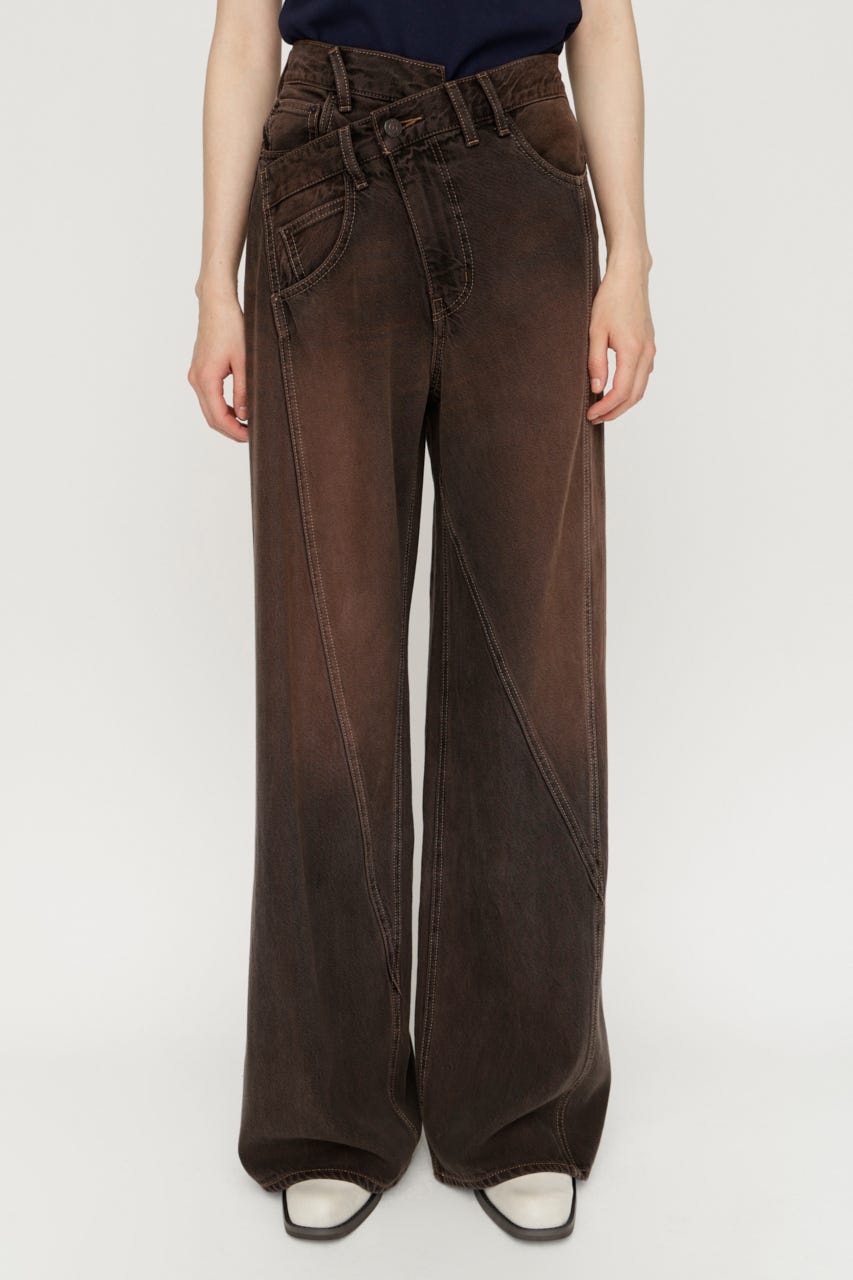 J／W SOFT SWITCHING STRAIGHT パンツ BRN 1