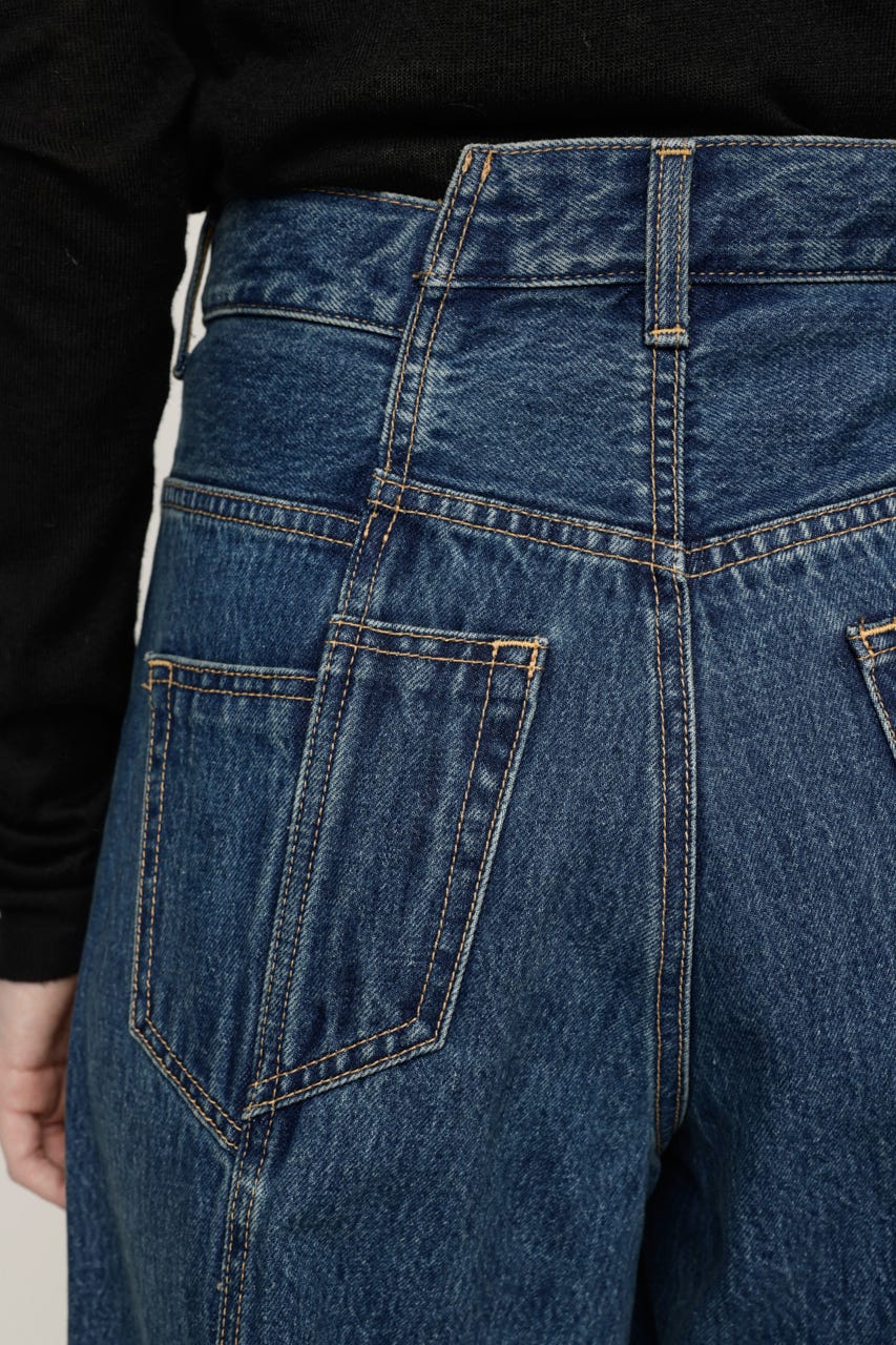 J／W SWITCHING WIDE STRAIGHT パンツ BLU 0