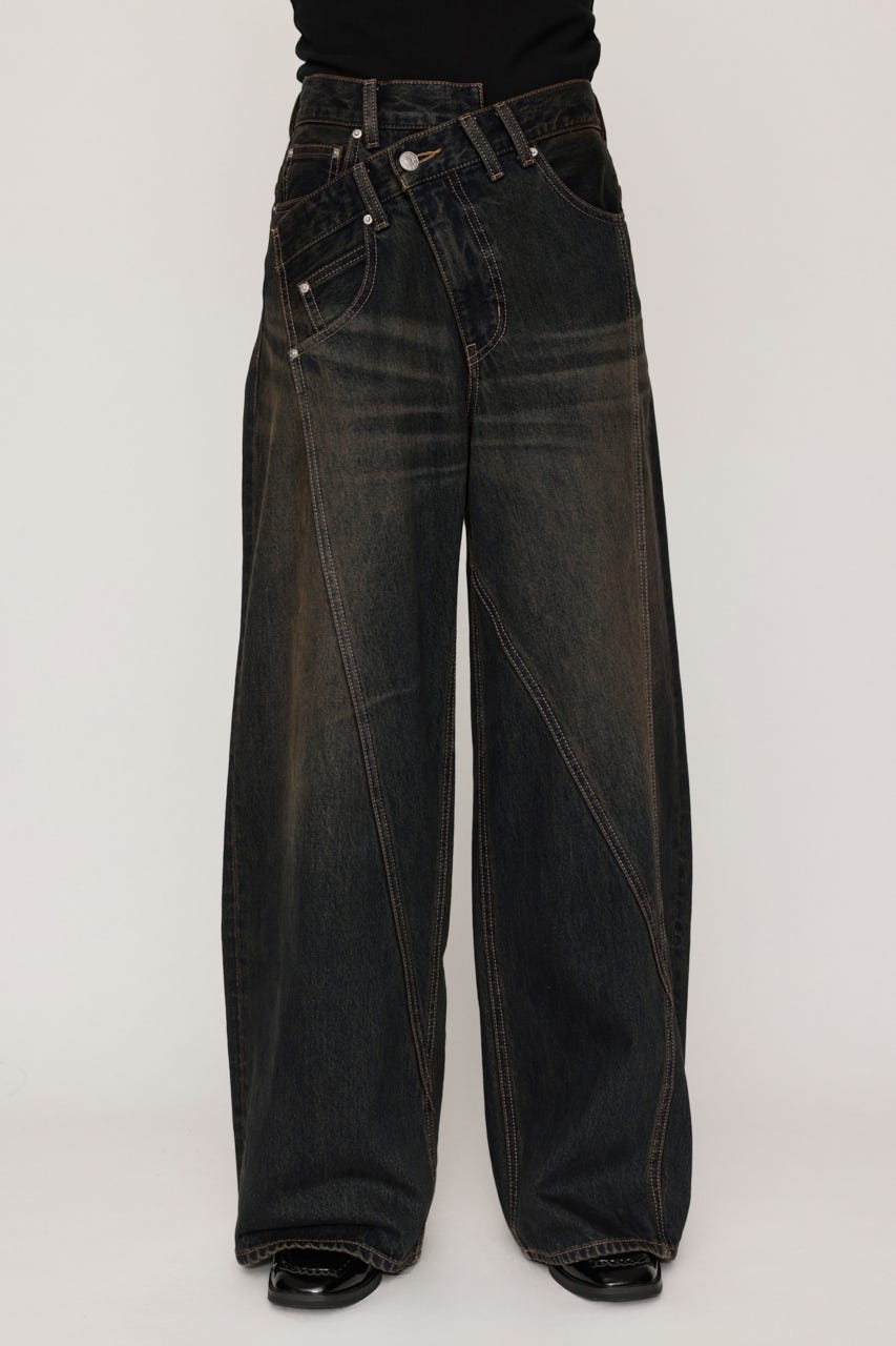 【AW PRE ORDER 第2弾】J／W SWITCHING WIDE STRAIGHT パンツ D/BLU 1