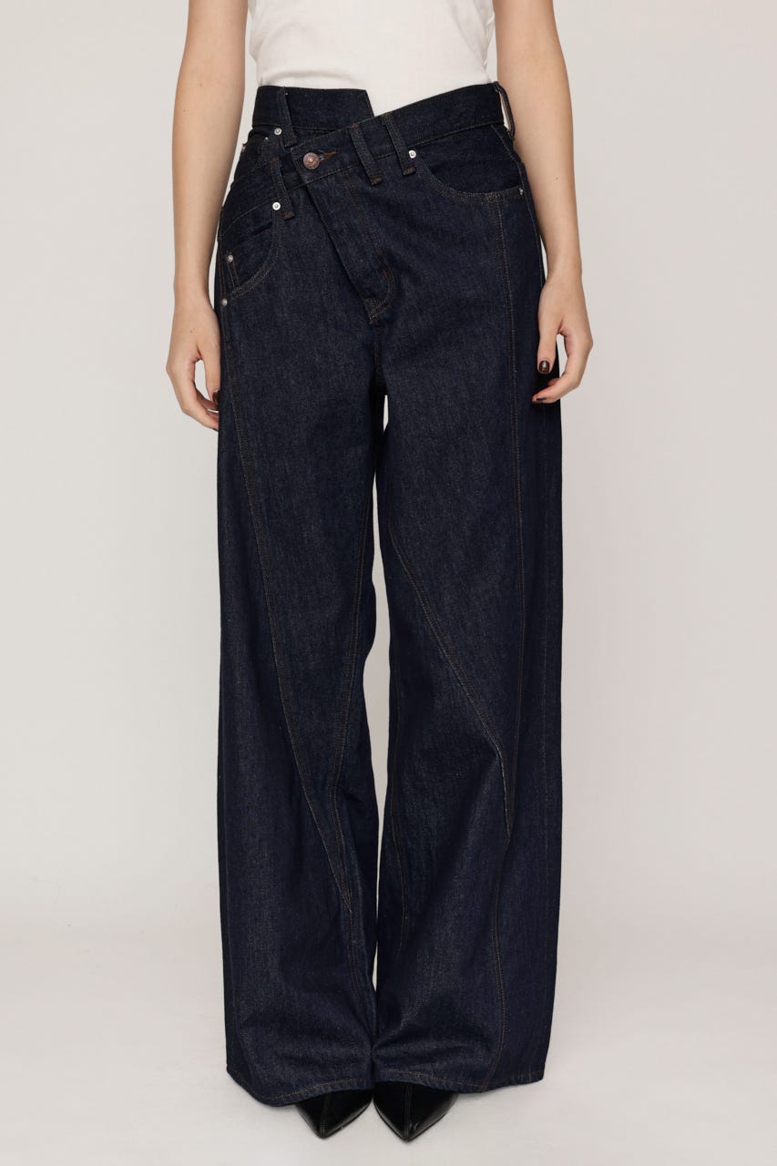 【AW PRE ORDER 第2弾】J／W SWITCHING WIDE STRAIGHT パンツ NVY 1