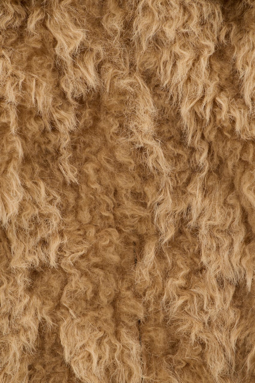 CURL F／FUR SHORT ブルゾン BEG FREE