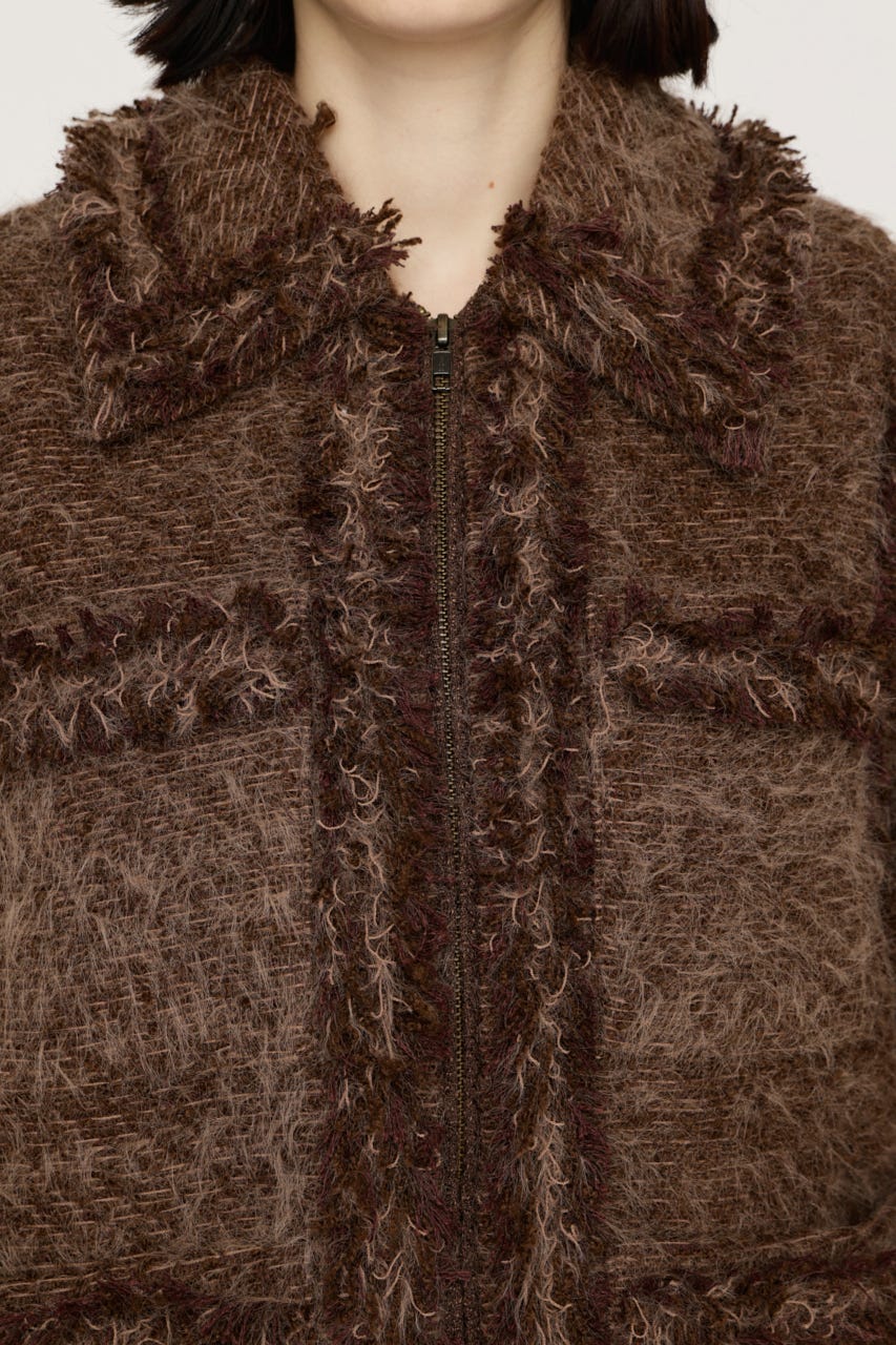 【AW PRE ORDER 第2弾】FLUFFY TWEED ジャケット M/BRN FREE