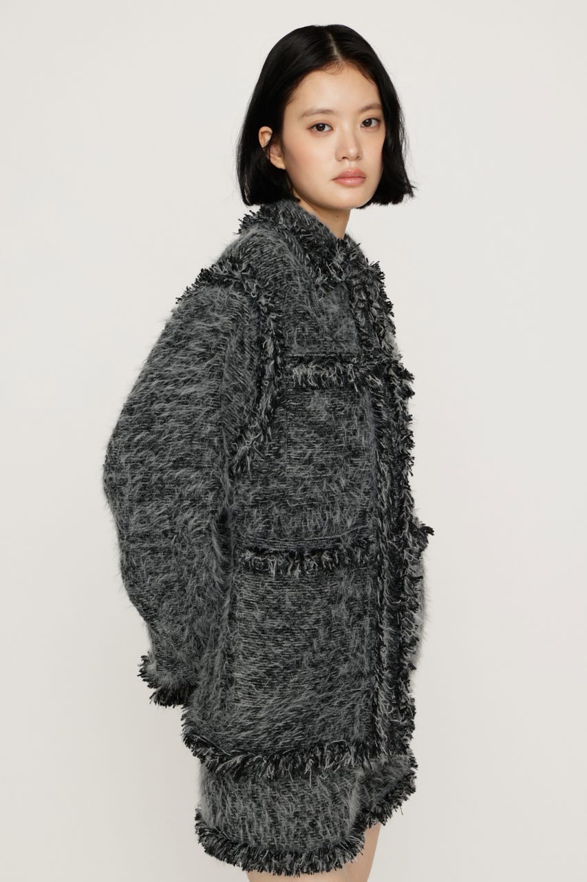 【AW PRE ORDER 第2弾】FLUFFY TWEED ジャケット M/GRY FREE