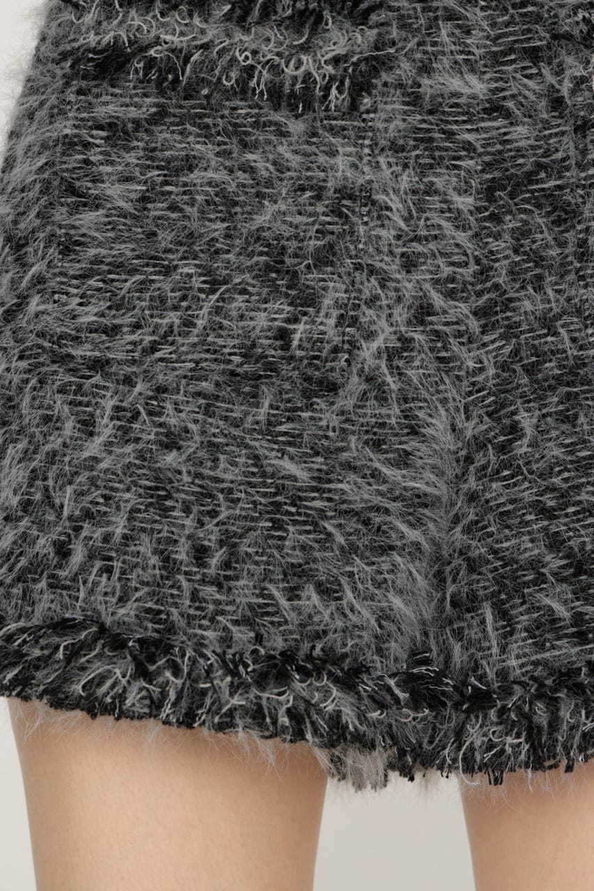 【AW PRE ORDER 第2弾】FLUFFY TWEED ショートパンツ M/GRY 1