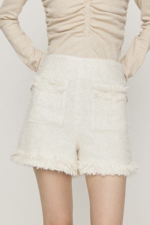 【AW PRE ORDER 第2弾】【LIMITED ITEM】FLUFFY TWEED ショートパンツ