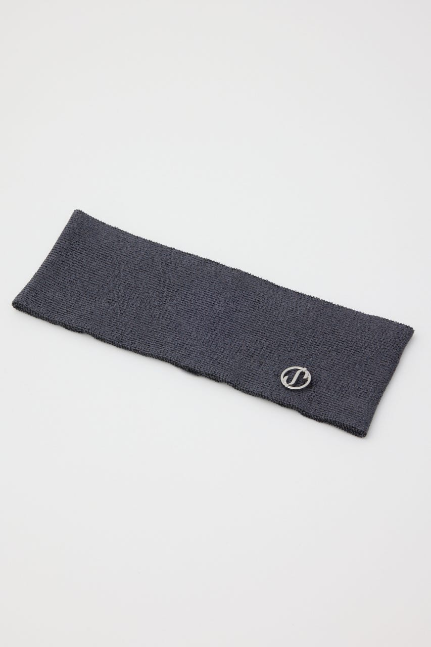 S. KNIT HAIR BAND T.GRY FREE