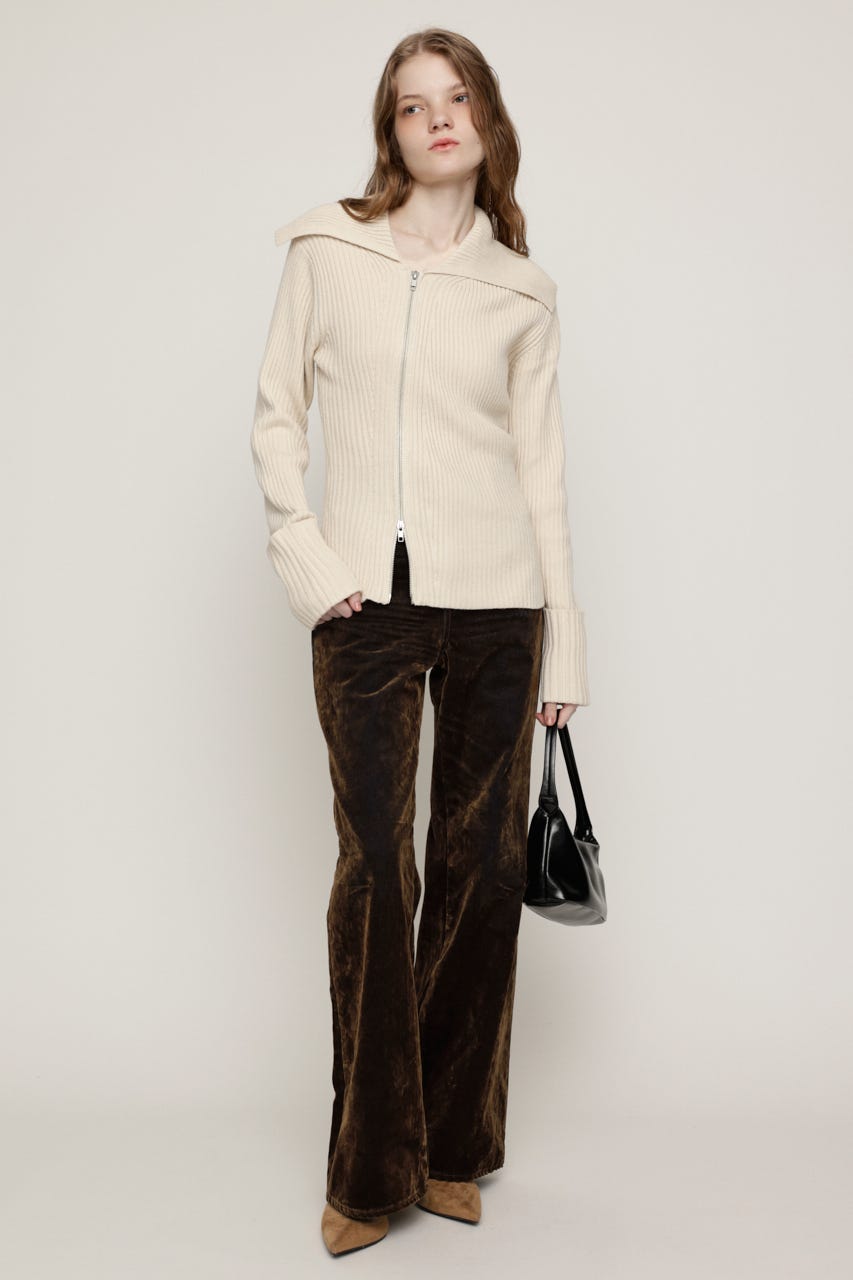 L／W FLOCKY WIDE FLARE パンツ M/KHA 0