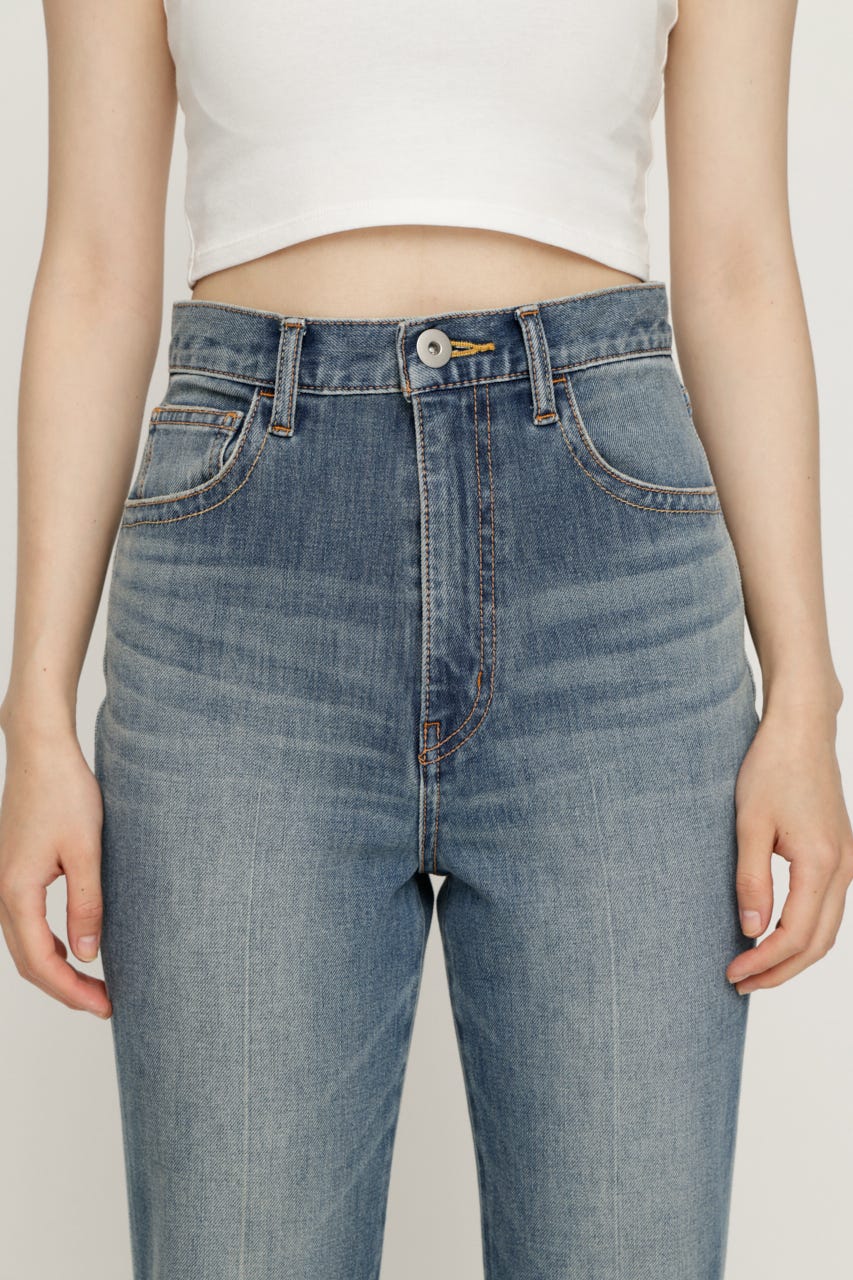 C／P FLAP DESIGN FLARE パンツ BLU 2