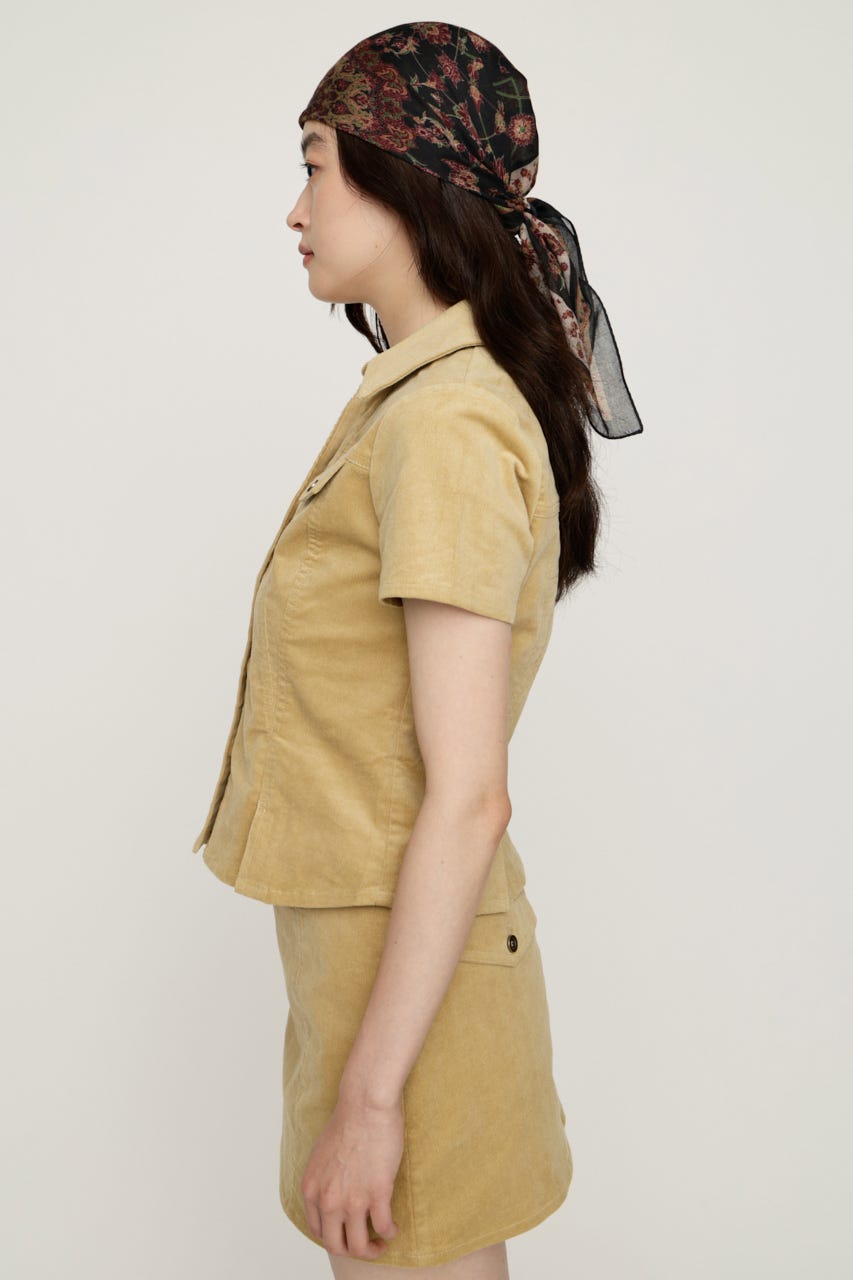 CORDUROY SKIPPER シャツ BEG FREE