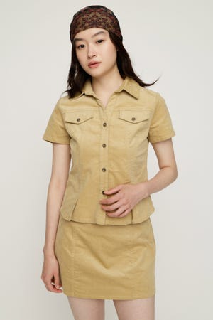 CORDUROY SKIPPER シャツ