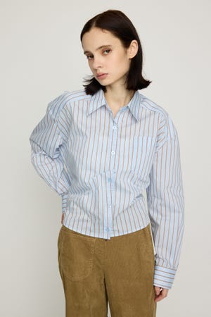 BACK DRAPE HEM シャツ