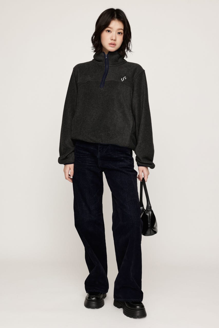 FLEECE STAND トップス GRY FREE