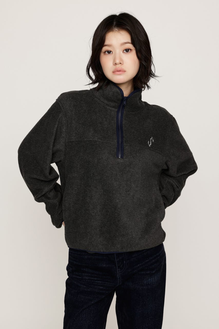 FLEECE STAND トップス GRY FREE