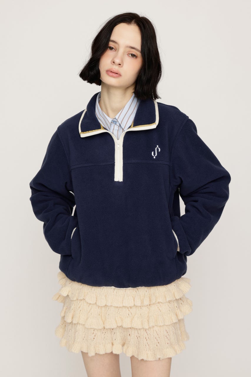 FLEECE STAND トップス NVY FREE