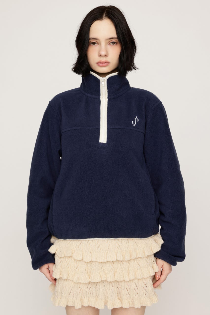 FLEECE STAND トップス NVY FREE