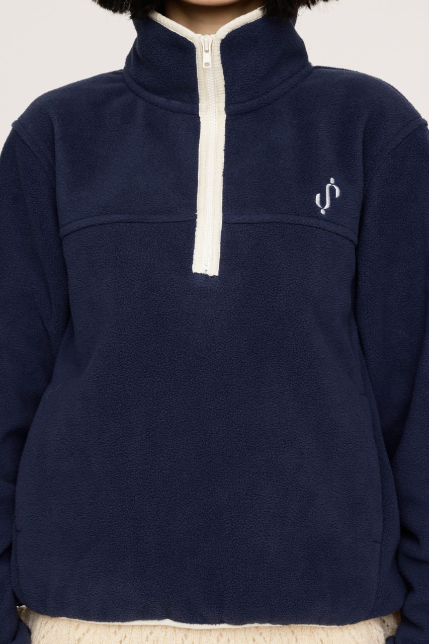 FLEECE STAND トップス NVY FREE