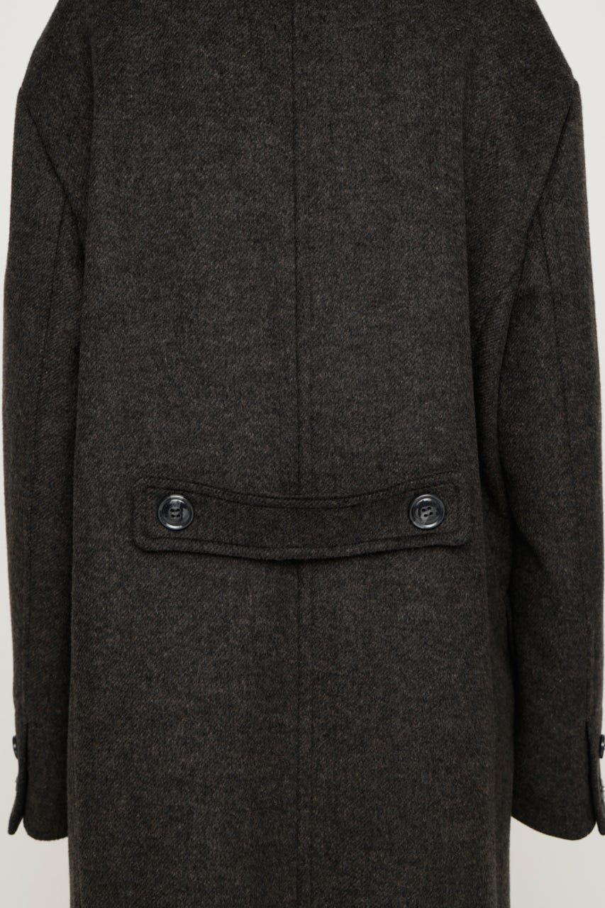BIG COLLAR DOUBLE LONG コート T.GRY FREE