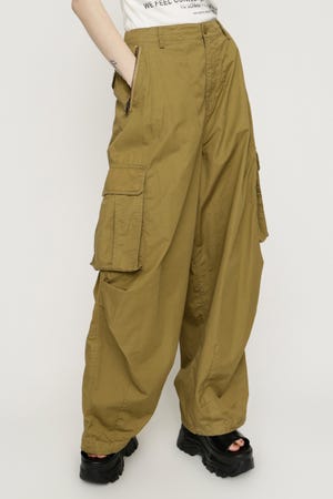 OVER LOOSE ZIP CARGO パンツ