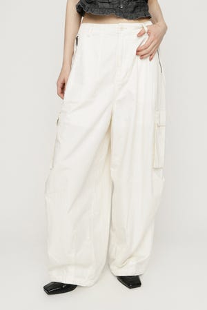 OVER LOOSE ZIP CARGO パンツ