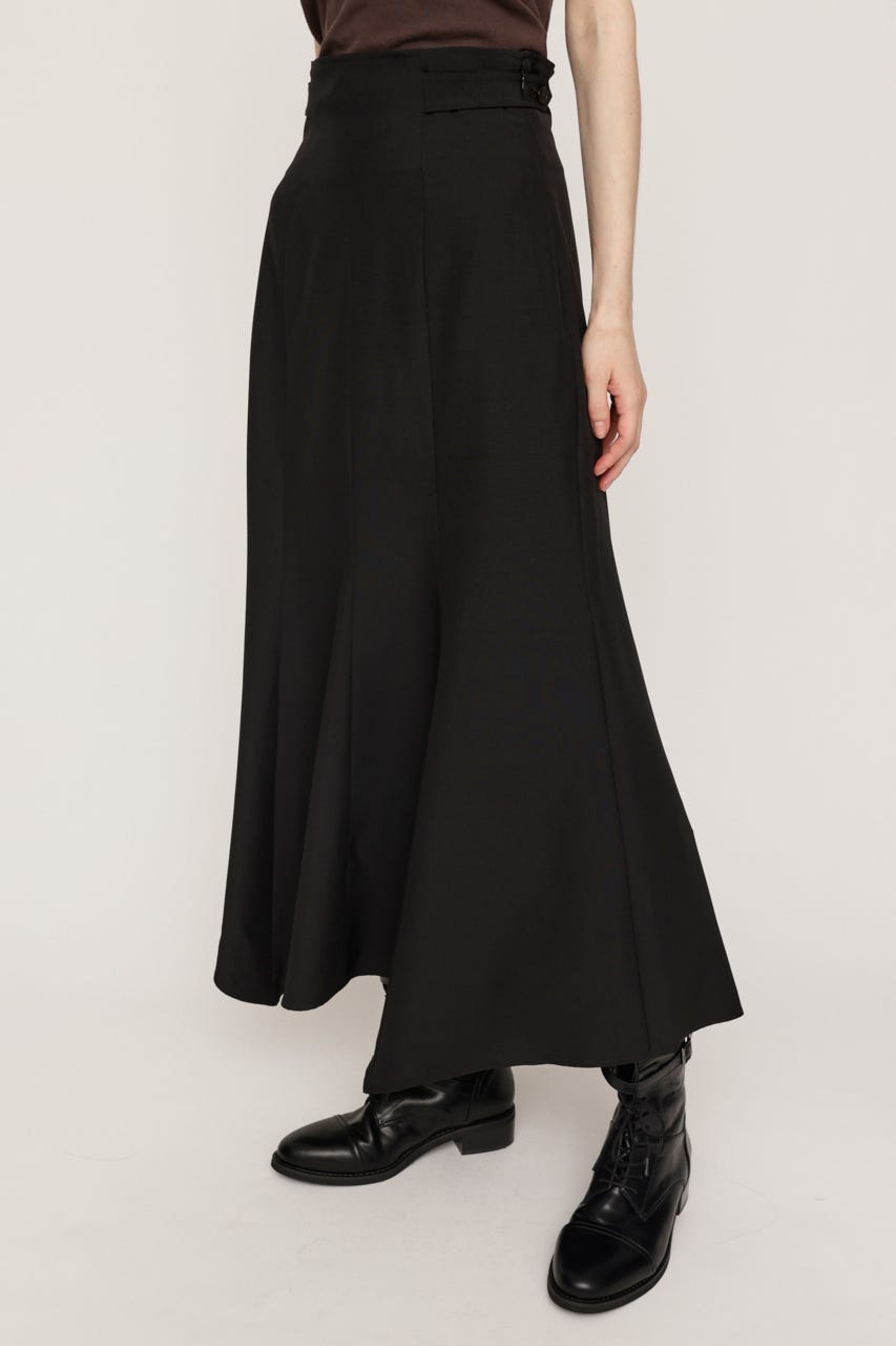 【AW PRE ORDER 第2弾】SKINNY MERMAID HEM ロングスカート BLK 1