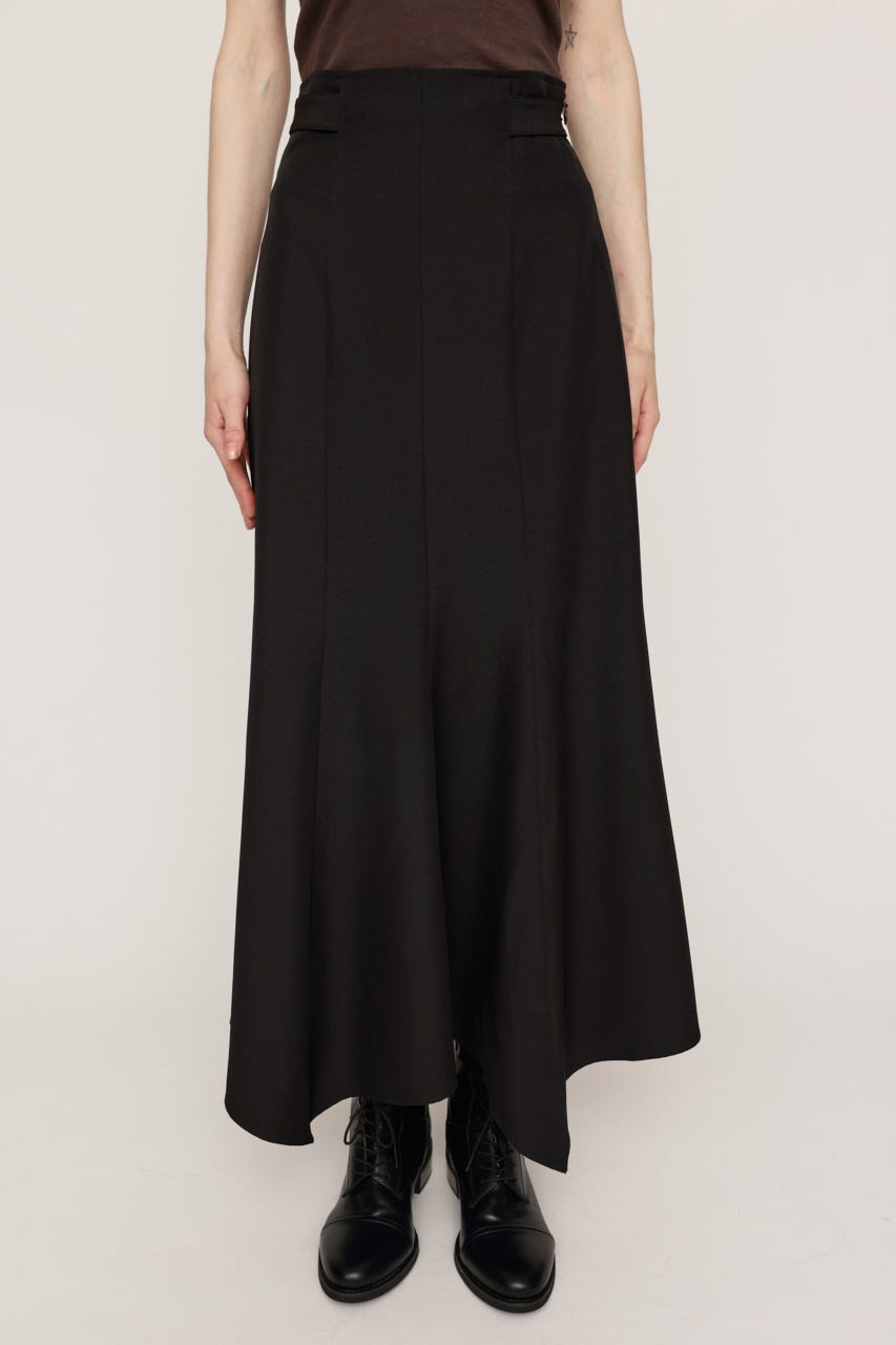 【AW PRE ORDER 第2弾】SKINNY MERMAID HEM ロングスカート BLK 1