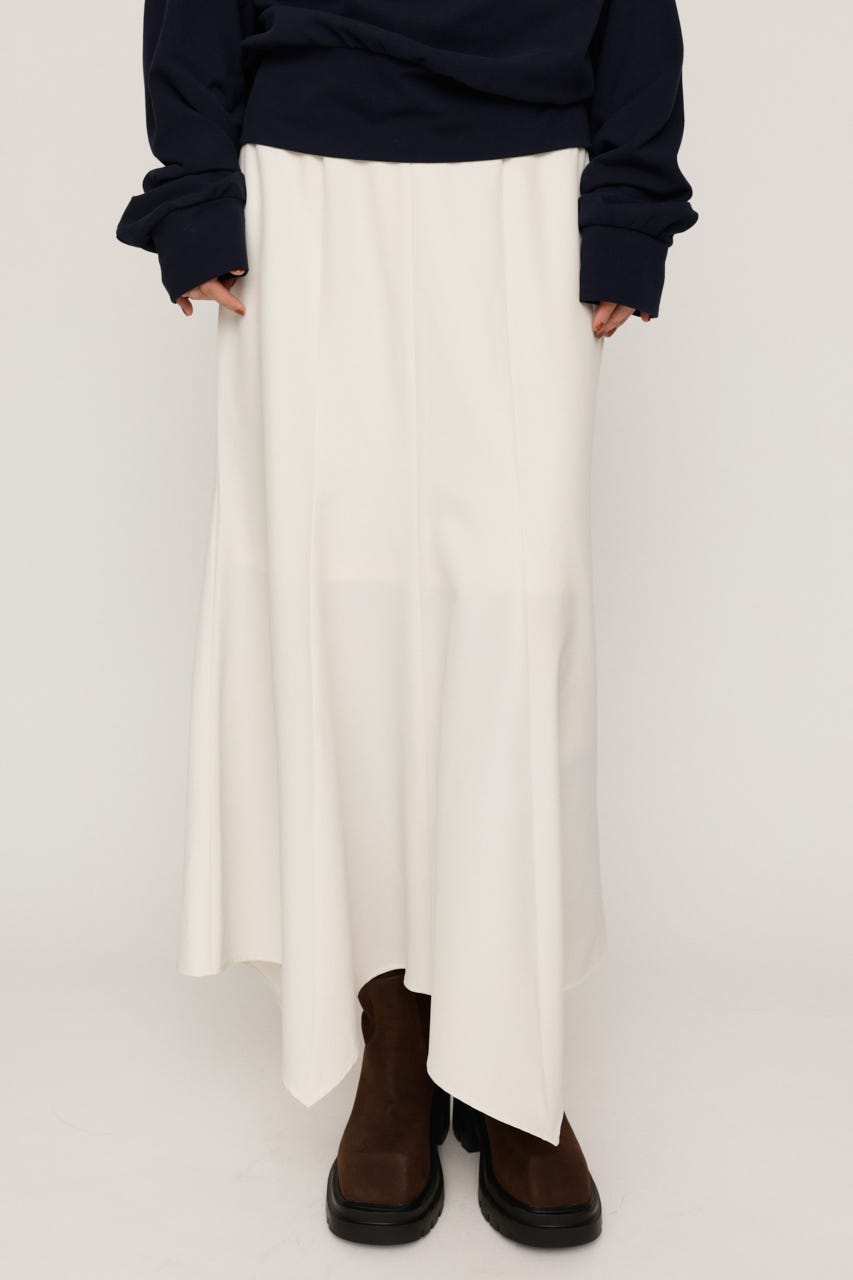 【AW PRE ORDER 第2弾】SKINNY MERMAID HEM ロングスカート IVOY 0
