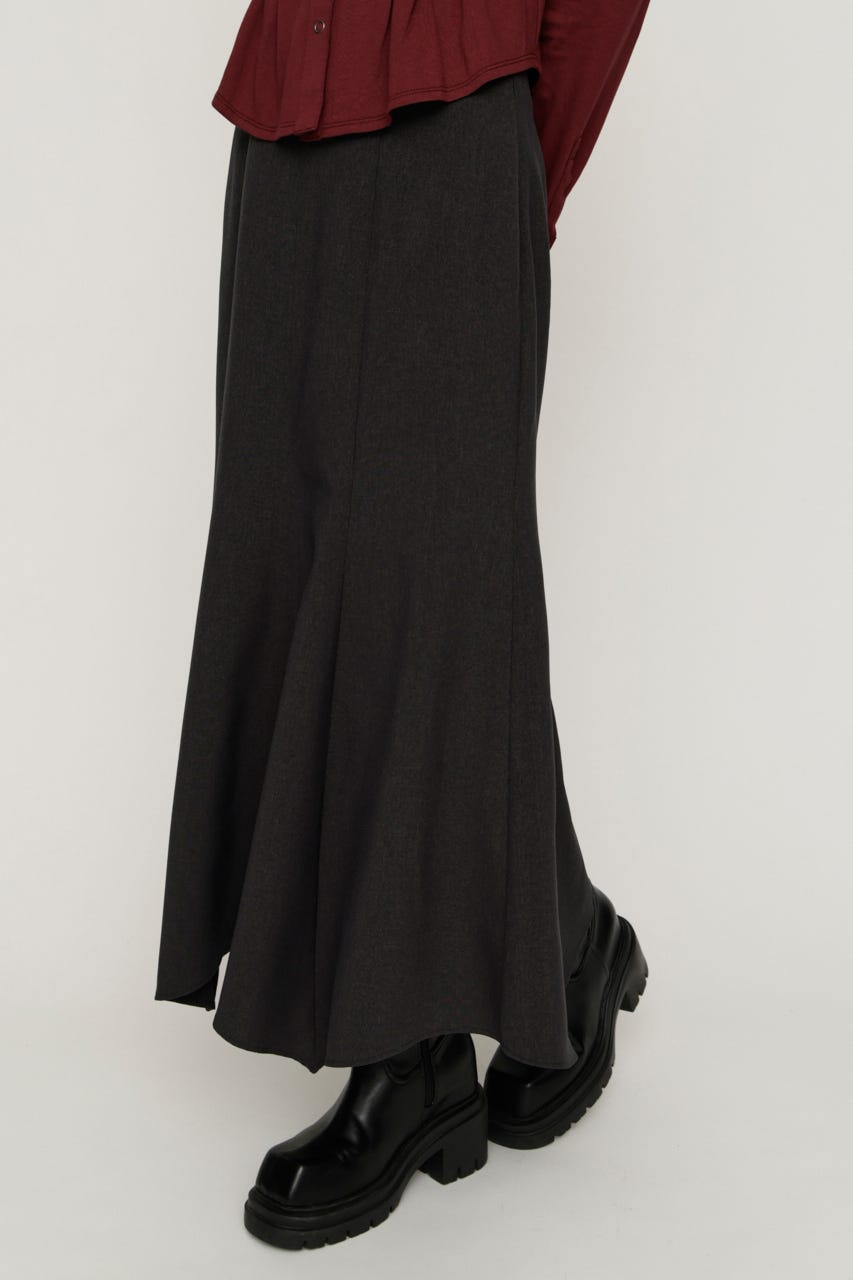 【AW PRE ORDER 第2弾】SKINNY MERMAID HEM ロングスカート T.GRY 1