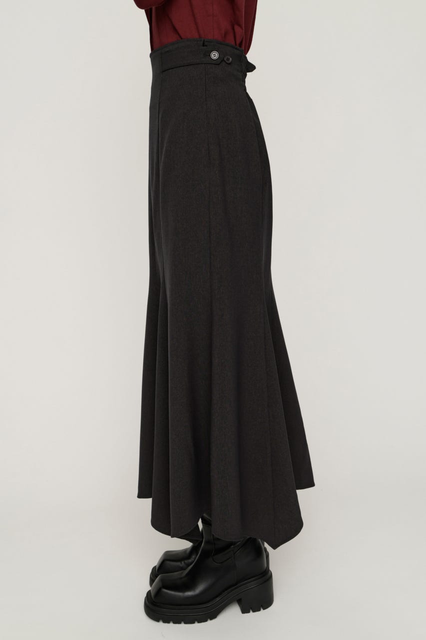 【AW PRE ORDER 第2弾】SKINNY MERMAID HEM ロングスカート T.GRY 1