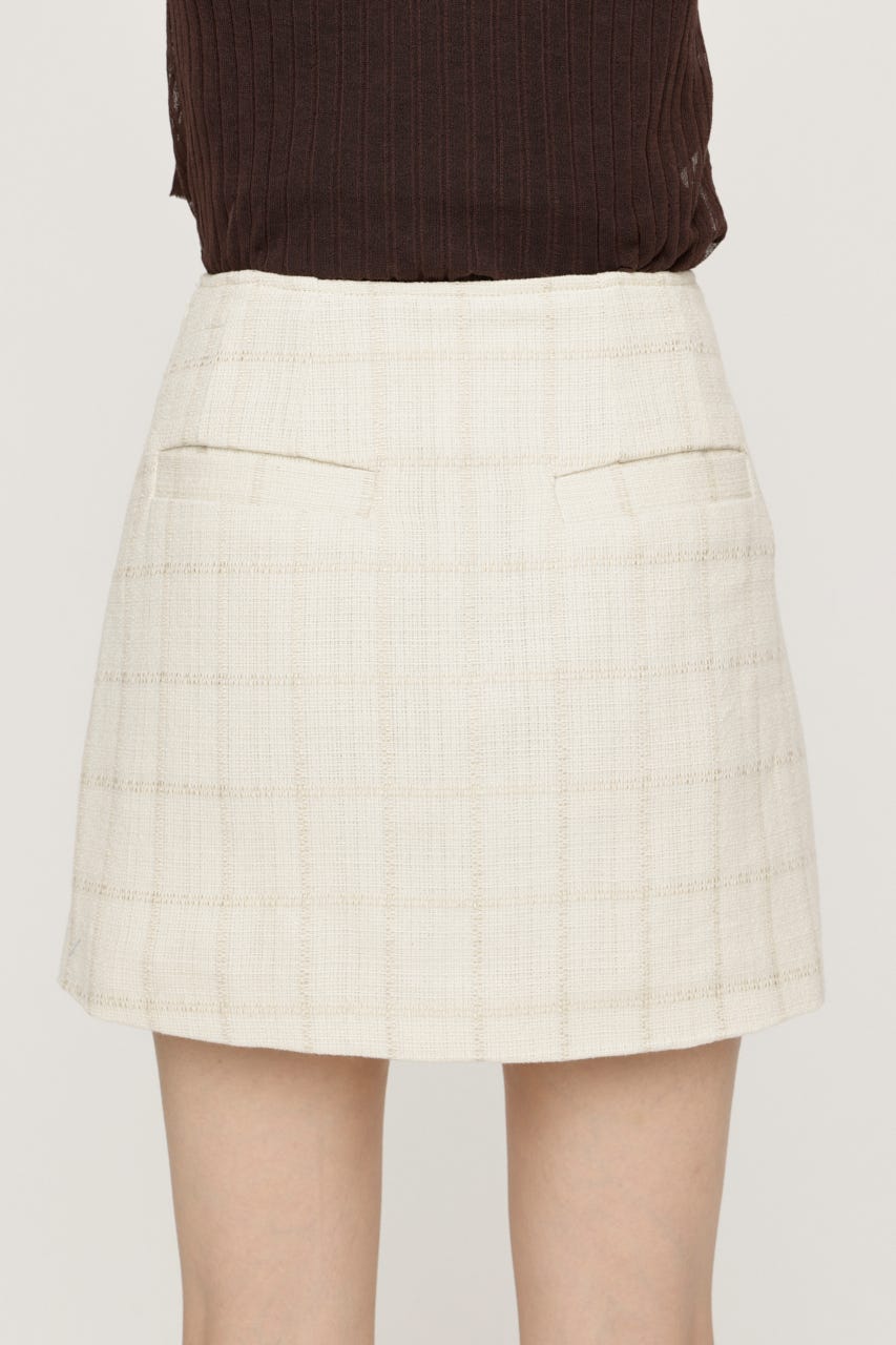 【AW PRE ORDER 第2弾】TWEED スコート IVOY 0