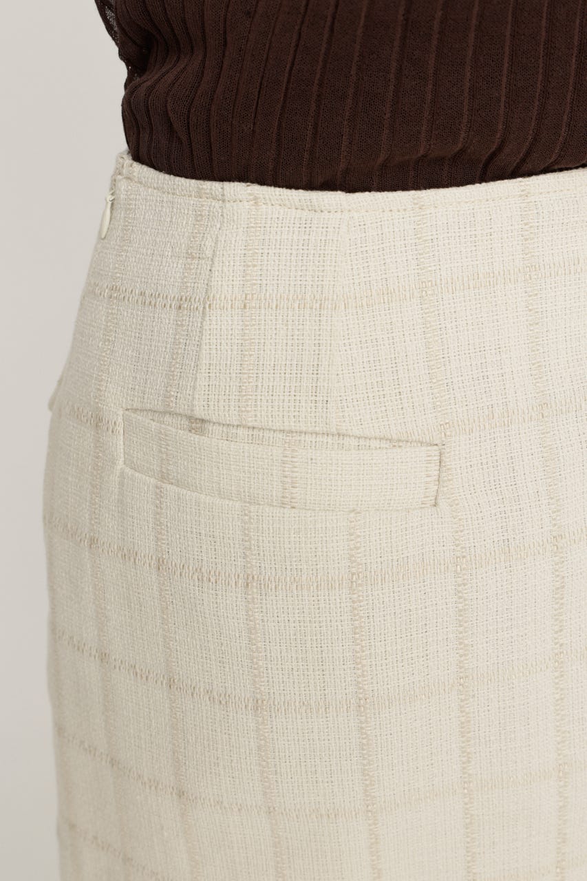 【AW PRE ORDER 第2弾】TWEED スコート IVOY 0