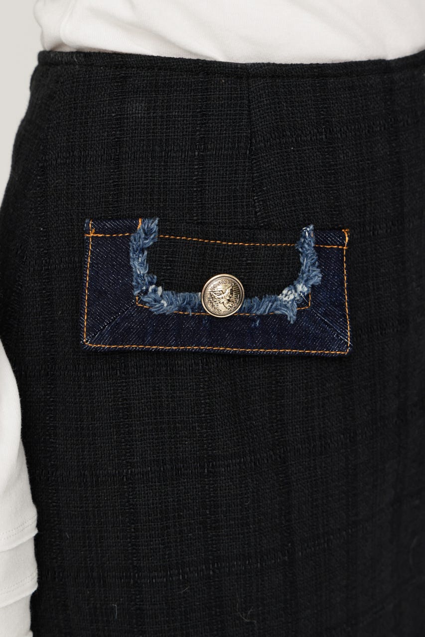 【AW PRE ORDER 第2弾】TWEED スコート M/BLK 1