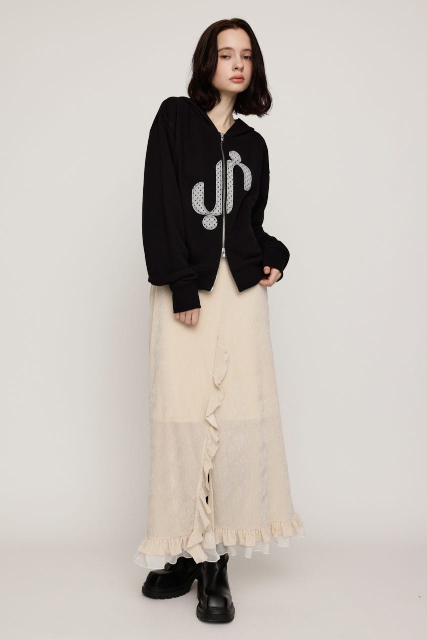 VELOURS FRILL スカート IVOY 0