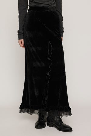 VELOURS FRILL スカート