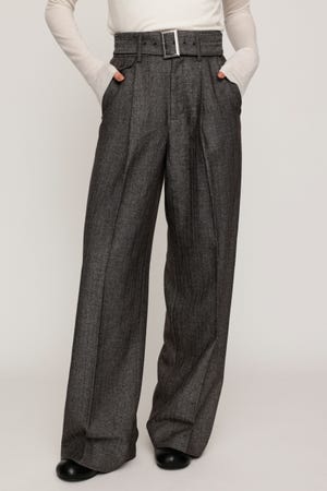 HERRINGBONE C／P STRAIGHT パンツ