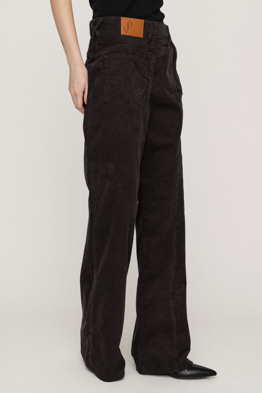 【AW PRE ORDER 第2弾】BACK TO FRONT CORDUROY パンツ L/BLK 1