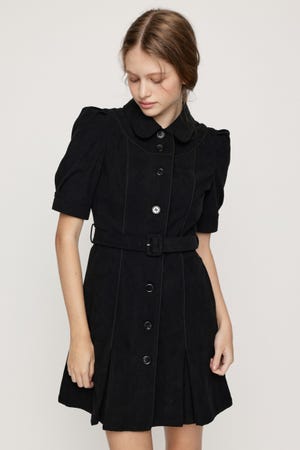 【AW PRE ORDER 第2弾】COLLAR BUTTON ショートワンピース