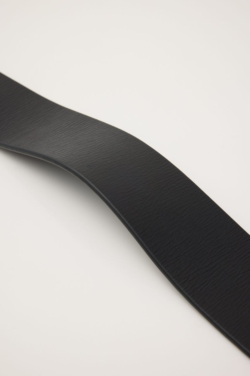 WIDE LEATHER ベルト BLK FREE