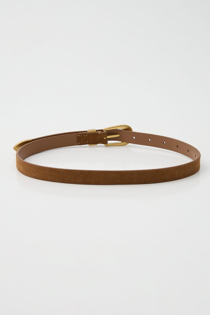 ROUND BUCKLE COW LEATHER ベルト BEG FREE