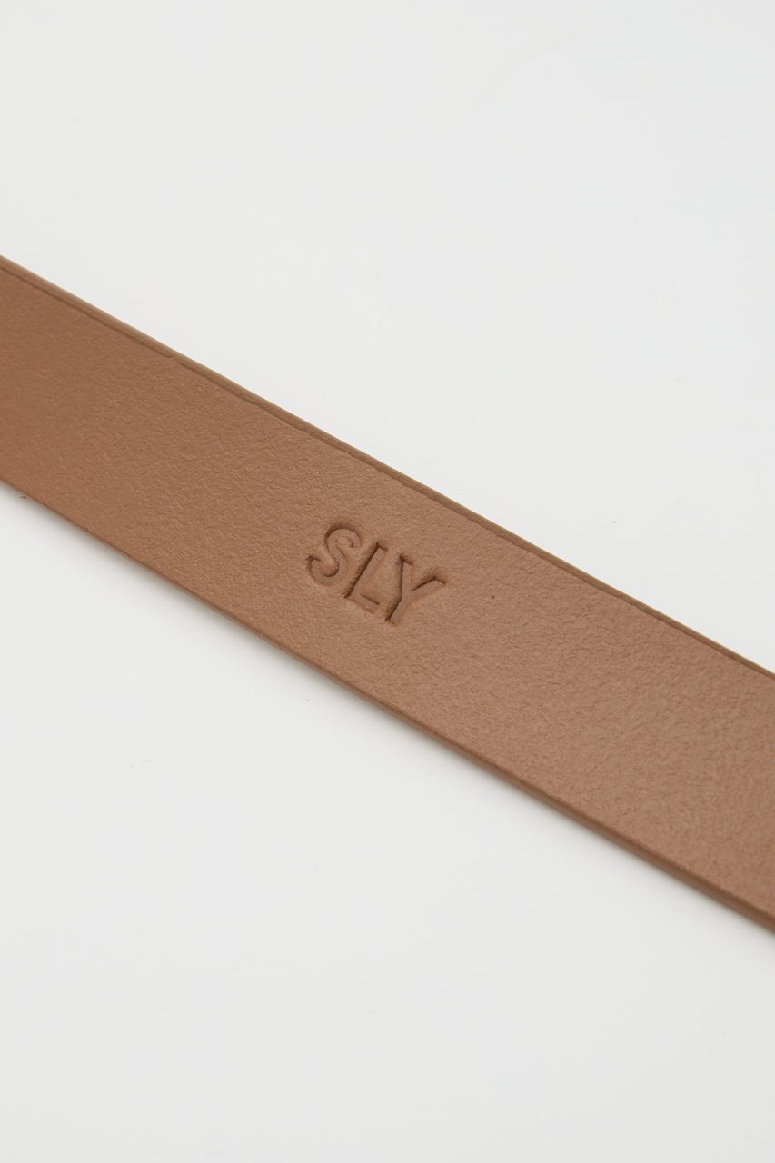ROUND BUCKLE COW LEATHER ベルト BEG FREE