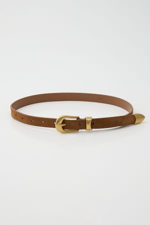 ROUND BUCKLE COW LEATHER ベルト