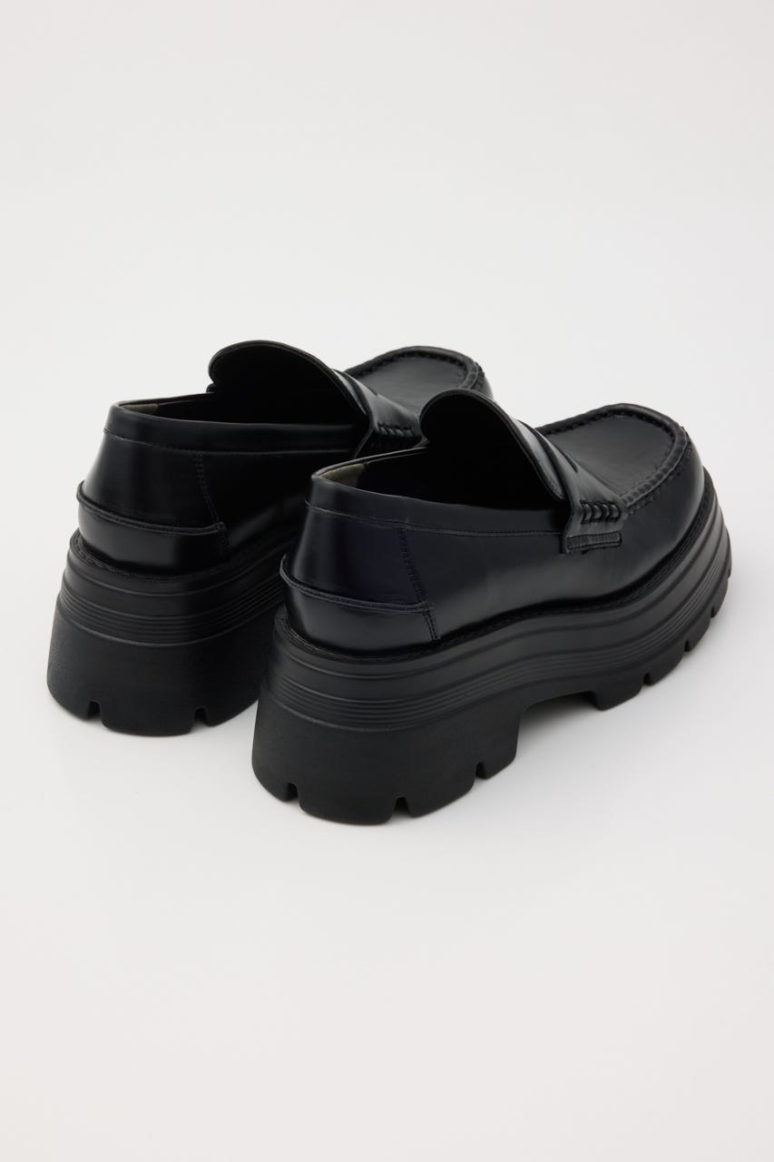 PLATFORM ローファー BLK S