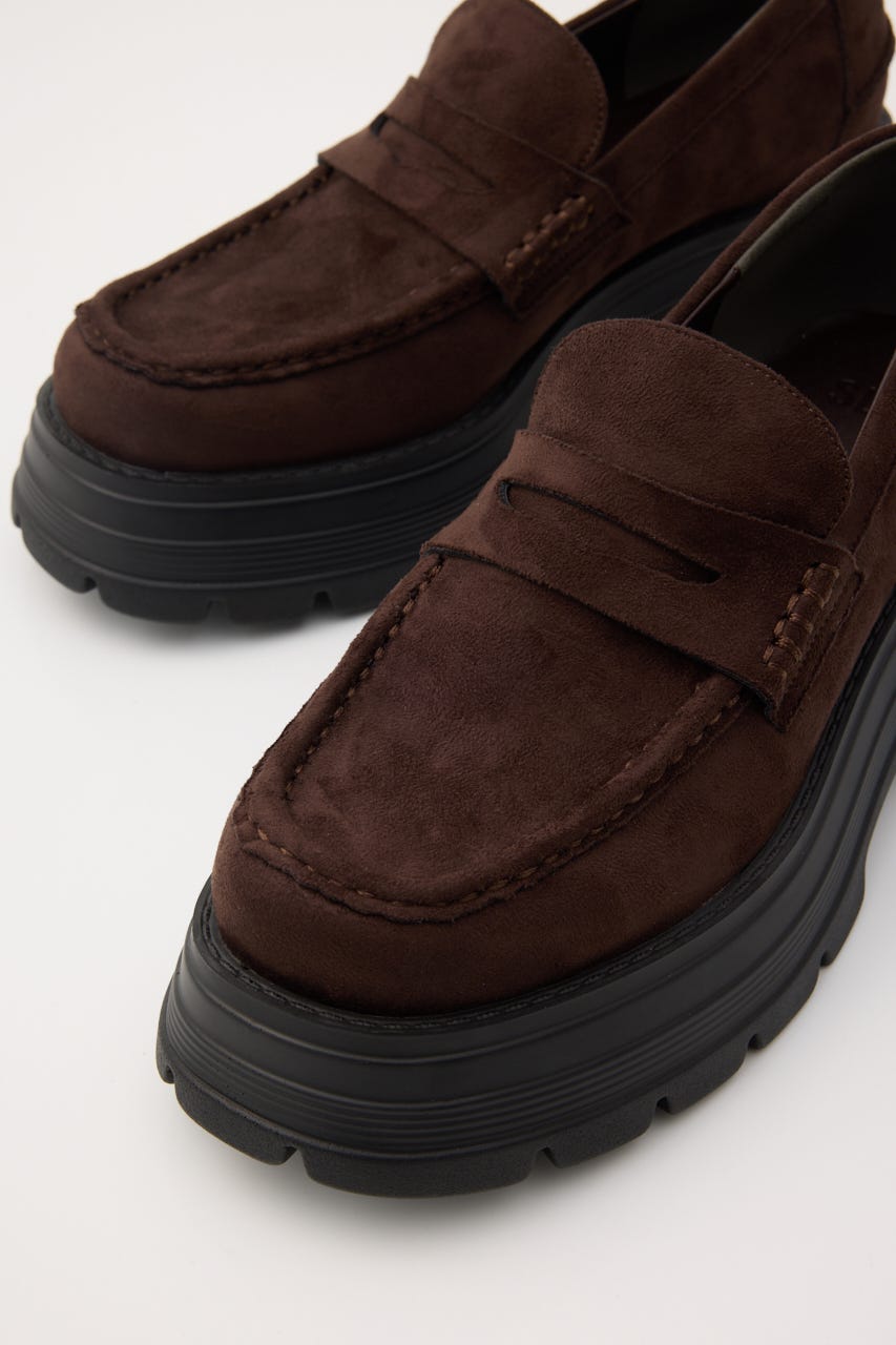 PLATFORM ローファー BRN S