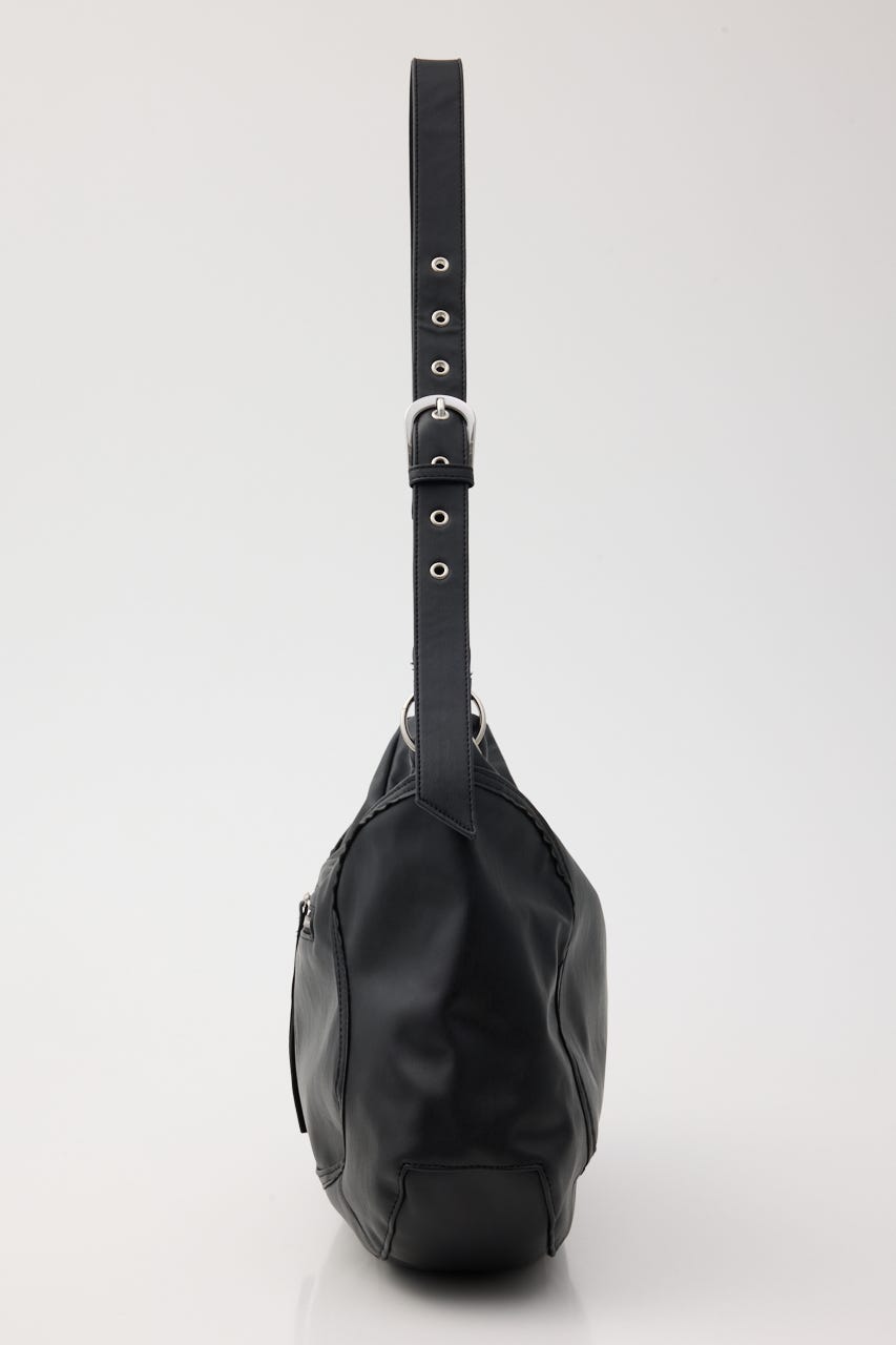 ZIP SHOULDER バッグ BLK FREE