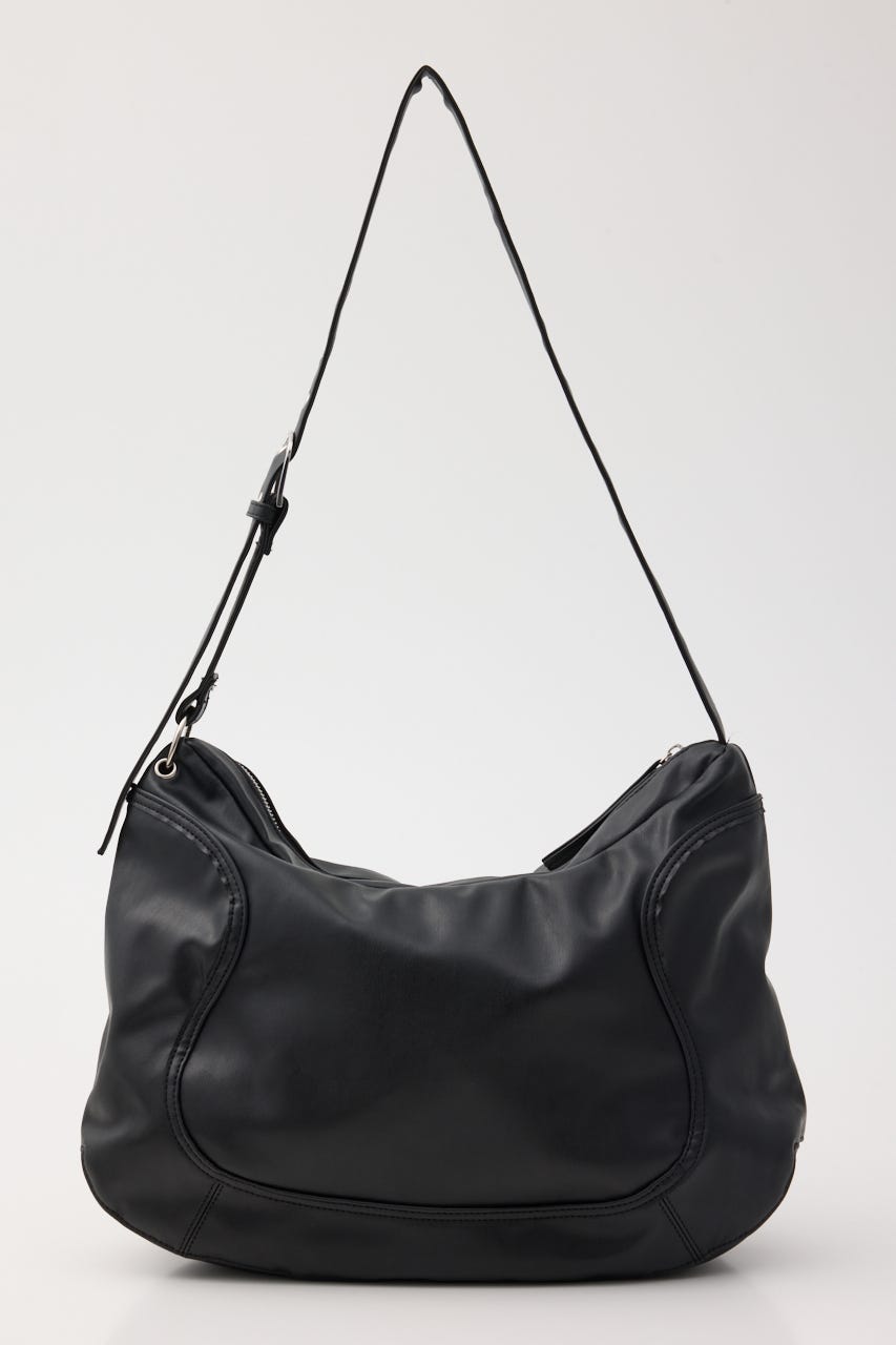 ZIP SHOULDER バッグ BLK FREE