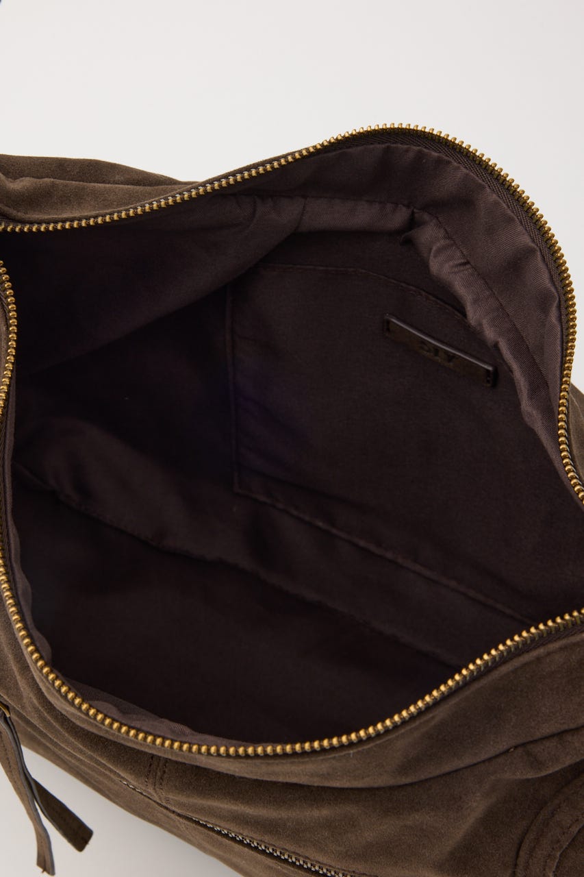 ZIP SHOULDER バッグ BRN FREE
