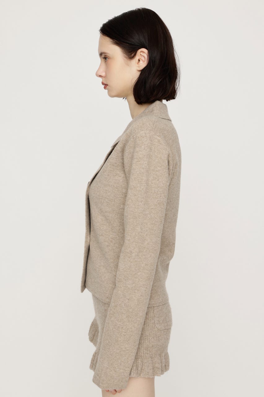 【AW PRE ORDER 第2弾】DOUBLE BUTTON KNIT ジャケット BEG FREE