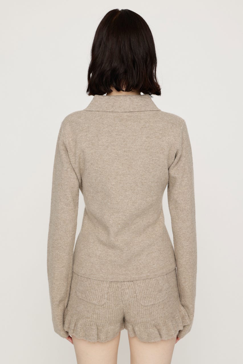 【AW PRE ORDER 第2弾】DOUBLE BUTTON KNIT ジャケット BEG FREE