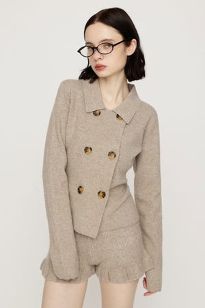 【AW PRE ORDER 第2弾】DOUBLE BUTTON KNIT ジャケット