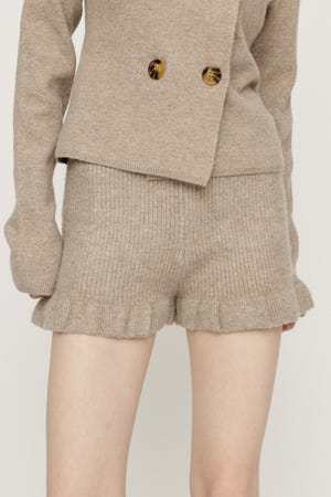 【AW PRE ORDER 第2弾】FRILL KNIT ショートパンツ