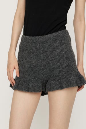 【AW PRE ORDER 第2弾】FRILL KNIT ショートパンツ